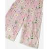 Viscose Jumpsuit, Pink Printed Flowers - Jumpsuits - 6