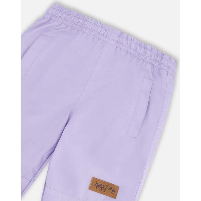 Two-Piece Mid-Season Outerwear Set, Pink Flower Print - Raincoats - 7