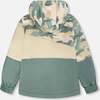 Two-Piece Mid-Season Outerwear Set, Green Camouflage Print - Raincoats - 3