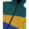 Two-Piece Mid-Season Outerwear Set, Green, Yellow And Blue - Raincoats - 5 - thumbnail