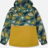 Two-Piece Mid-Season Outerwear Set, Green Dinosaur Print - Raincoats - 4