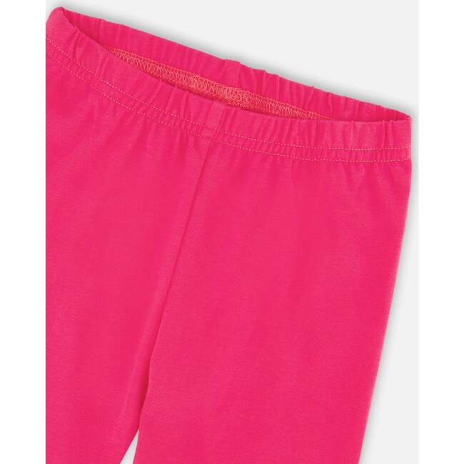 Tunic And Organic Cotton Capri Set, Off White Printed Flowers & Pink - Mixed Apparel Set - 5