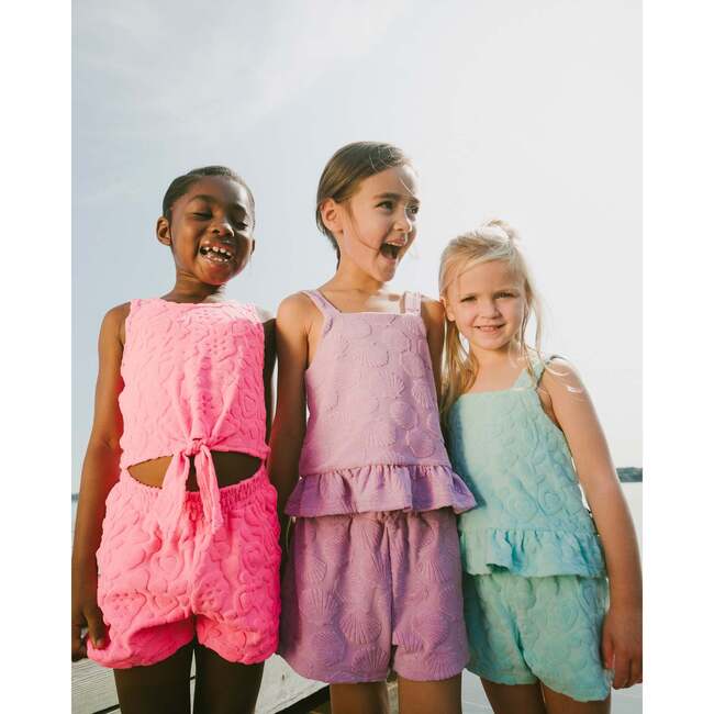 Terry Tank Top With Shorts Set, Lilac