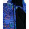 Two-Piece Mid-Season Outerwear Set, Blue Printed Smileys - Raincoats - 8