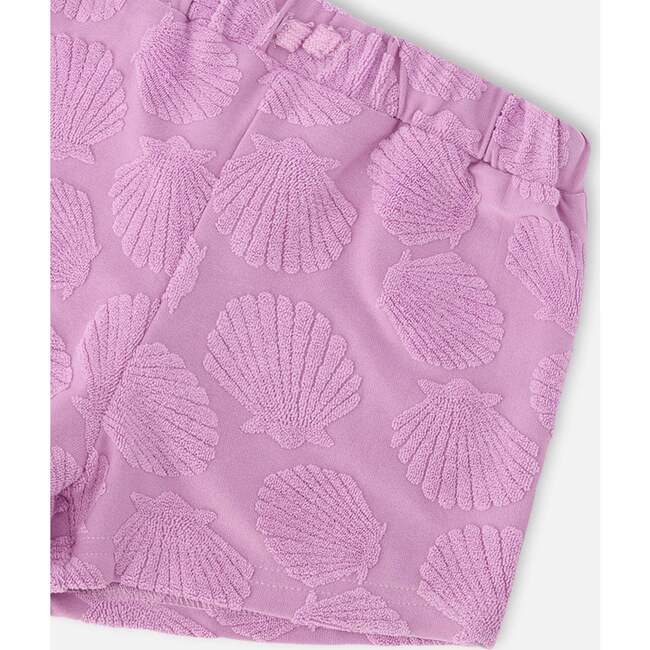 Terry Tank Top With Shorts Set, Lilac - Mixed Apparel Set - 7