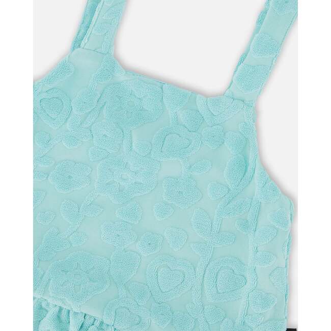 Terry Tank Top With Shorts Set, Light Blue - Mixed Apparel Set - 6