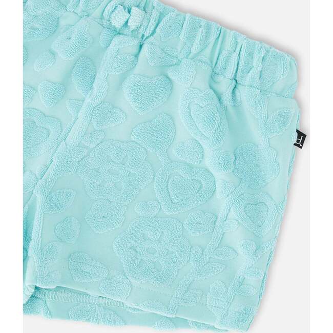 Terry Tank Top With Shorts Set, Light Blue - Mixed Apparel Set - 7