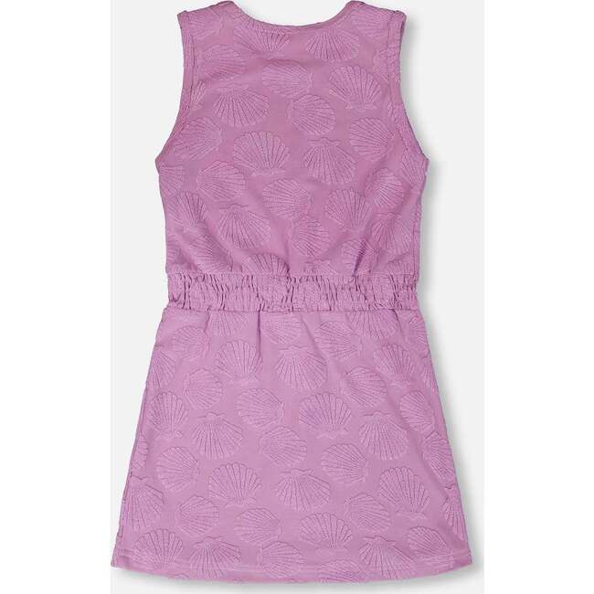 Terry Cloth Beach Dress, Lilac - Cover-Ups - 3