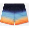 Swim Trunks, Blue And Orange Gradient - Swim Trunks - 4 - thumbnail