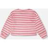 Striped Sweater, Pink & White Stripes - Sweaters - 3