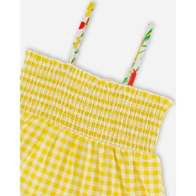 Sundress, Yellow Gingham - Dresses - 4