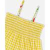 Sundress, Yellow Gingham - Dresses - 4 - thumbnail