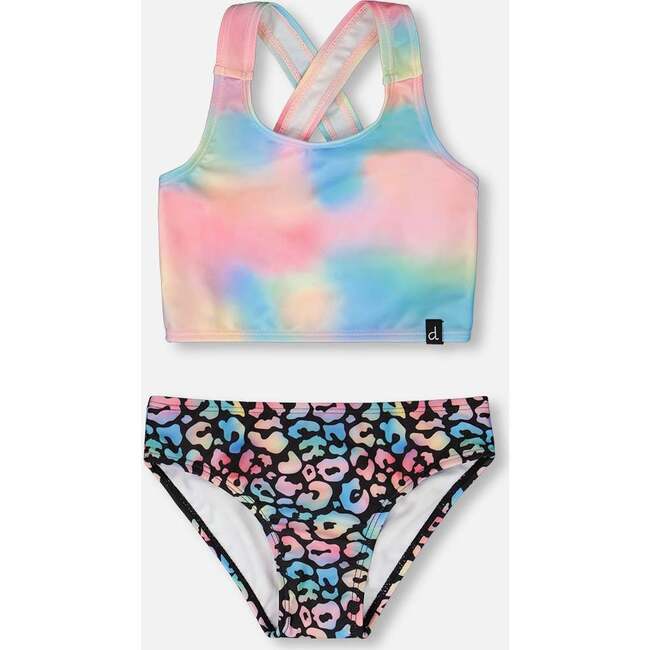 Two-Piece Swimsuit, Multicolor