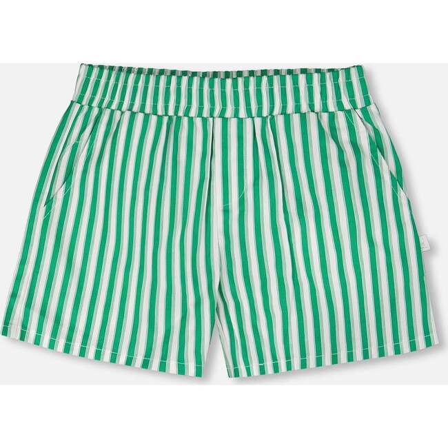 Striped Shorts, Green Stripes