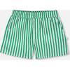 Striped Shorts, Green Stripes - Shorts - 1 - thumbnail