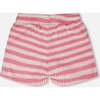Striped Shorts, Pink & White Stripes - Shorts - 3
