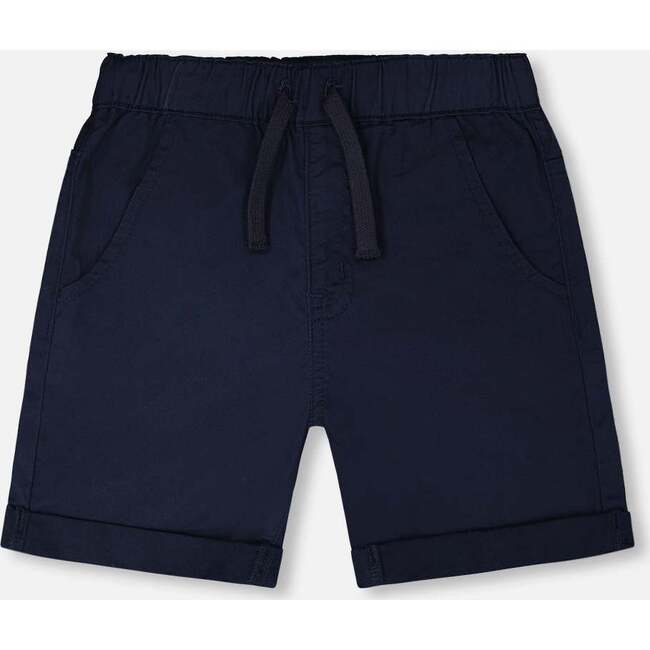 Stretch Twill Shorts, Dark Blue