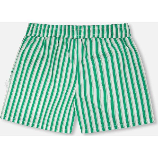 Striped Shorts, Green Stripes - Shorts - 3