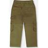 Stretch Twill Carpenter Pants, Dark Khaki Green - Pants - 3