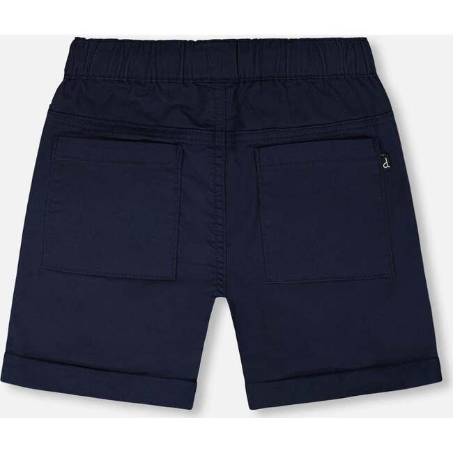 Stretch Twill Shorts, Dark Blue - Shorts - 3