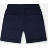 Stretch Twill Shorts, Dark Blue - Shorts - 3