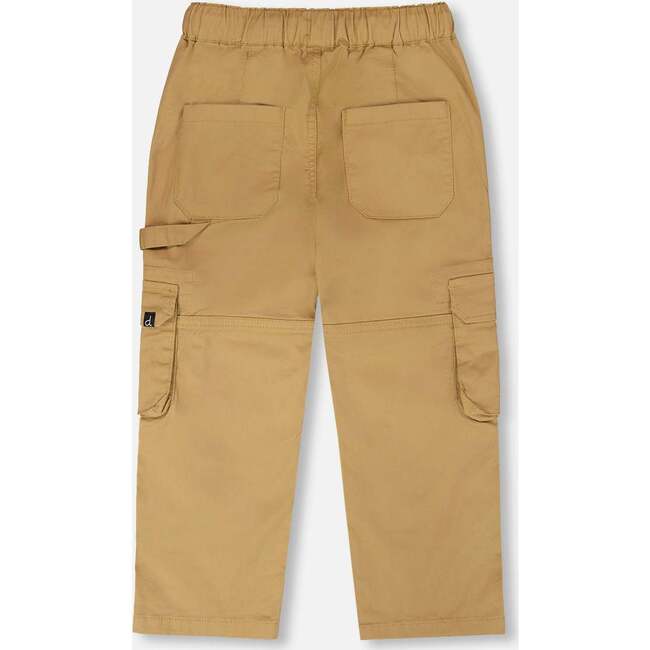Stretch Twill Carpenter Pants, Beige - Pants - 4