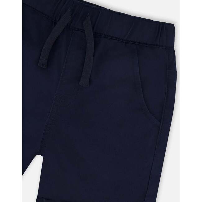 Stretch Twill Shorts, Dark Blue - Shorts - 4
