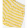 Striped Shorts, Yellow & White Stripes - Shorts - 5