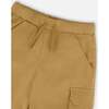 Stretch Twill Bermuda With Cargo Pockets, Beige - Shorts - 5