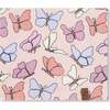 Stretch Jersey Neck Tube, Pink Printed Butterflies - Scarves - 1 - thumbnail
