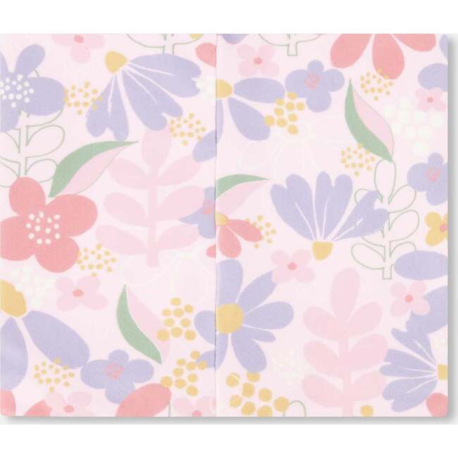 Stretch Jersey Neck Tube, Pink Flower Print