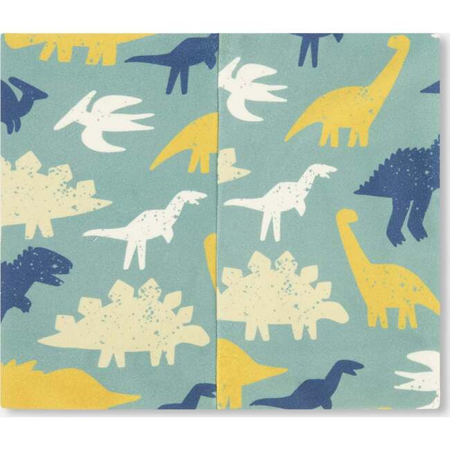 Stretch Jersey Neck Tube, Green Dinosaur Print - Scarves - 3