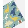 Stretch Jersey Neck Tube, Green Dinosaur Print - Scarves - 4