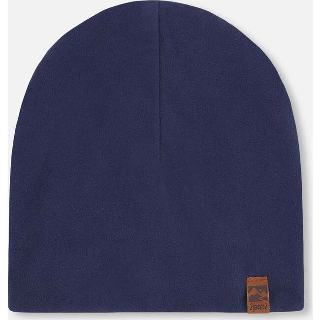 Stretch Jersey Beanie, Navy Blue