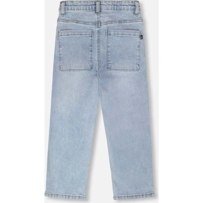 Stretch Jeans, Light Blue Denim - Jeans - 3