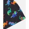 Stretch Jersey Beanie, Black Dinosaur Print - Winter Hats - 5