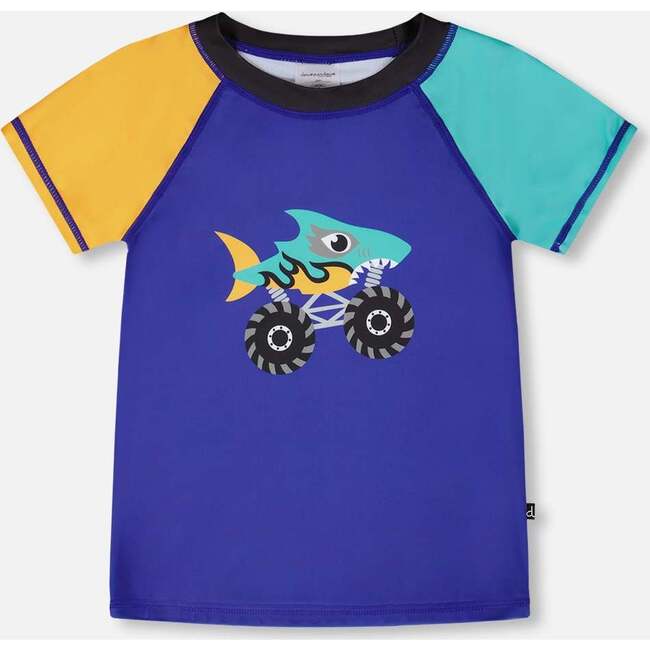 Short Sleeve Rashguard, Ultramarine Blue