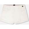 Stretch Twill Skort, White - Skirts - 1 - thumbnail