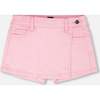 Stretch Twill Skort, Pink - Skirts - 1 - thumbnail