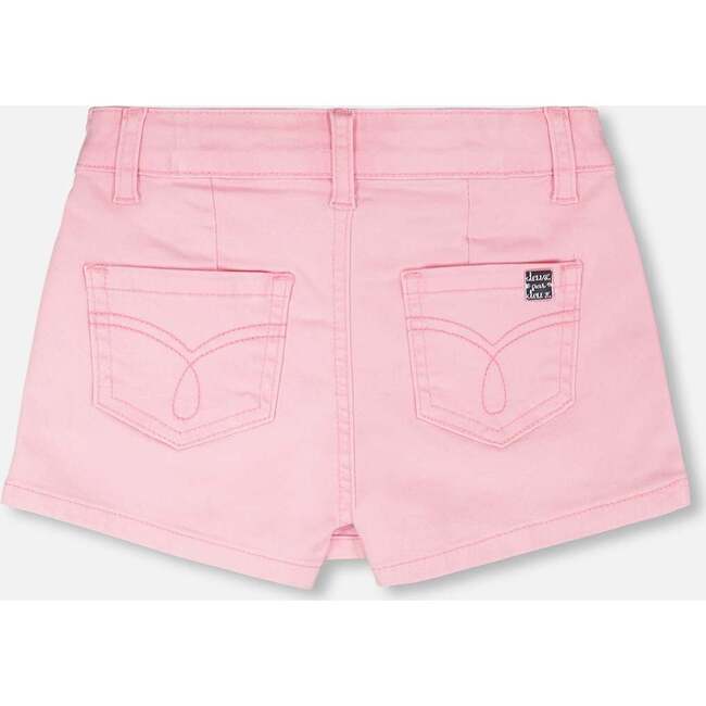 Stretch Twill Skort, Pink - Skirts - 3