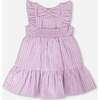 Striped Dress, Lavender Stripes - Dresses - 5