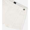 Stretch Twill Skort, White - Skirts - 4 - thumbnail