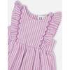 Striped Dress, Lavender Stripes - Dresses - 6