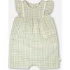 Romper, Green Gingham - Rompers - 1 - thumbnail