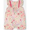 Romper, Off White Printed Flowers - Rompers - 2