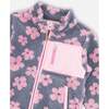 Sherpa Jacket, Pink Flowers - Fleece & Sherpa Jackets - 4