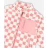 Sherpa Jacket, Pink Checkerboard - Fleece & Sherpa Jackets - 4