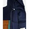 Sherpa Jacket, Navy Colorblock - Fleece & Sherpa Jackets - 5