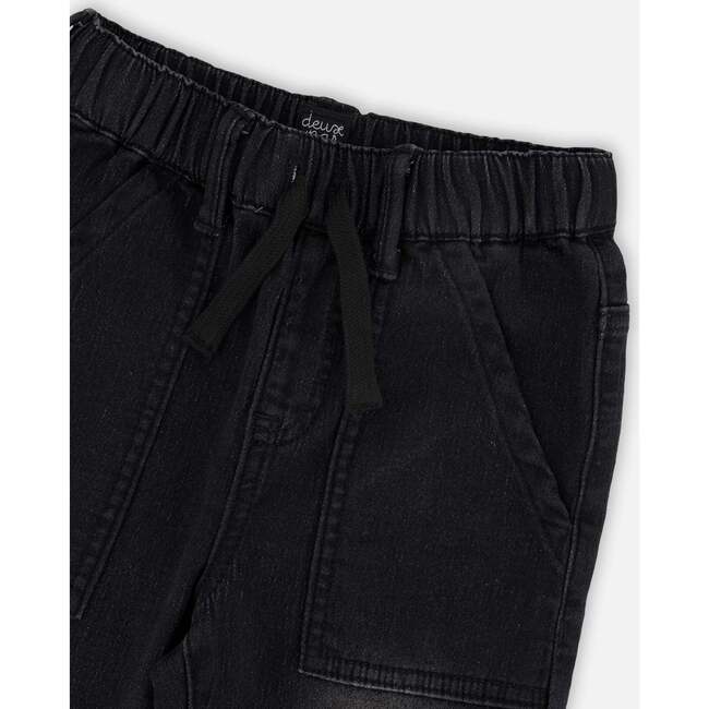 Stretch French Terry Denim Jogger, Denim Grey - Jeans - 4