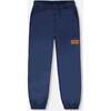 Splash Pants In Recycled Polyester, Navy Blue - Rain Pants - 1 - thumbnail